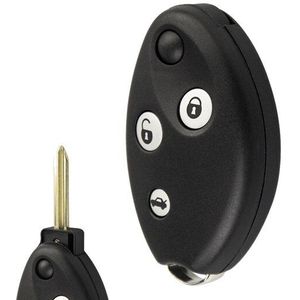 OkeyTech Sleutel Shell Fob Case voor Citroen C3 C4 C5 Saxo Xsara Picasso Berlingo 3 Knop met Rubber Pad Auto accessoires Alarm