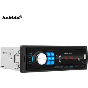Kebidu 12V Autoradio 1 Din Bluetooth Handsfree Car Stereo MP3 Speler In-Dash Ondersteuning Fm Mp3 Usb wma Aux In Auto Speler