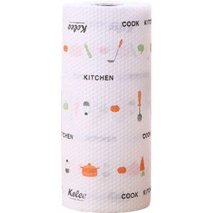 Duurzaam Niet Pluis Herbruikbare Wegwerp Keuken Papier Olie-Absorberende Speciale Papieren Handdoek Vaatdoek Tafelkleed Theedoek Keuken
