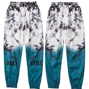 Hip Hop Joggers Broek Gradiënt Kleur Streetwear Mannen Harajuku Joggingbroek Lente Zomer Track Pant Zachte Hiphop Harembroek