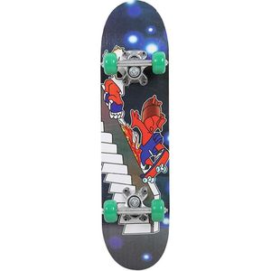 Modieuze Dek Skateboard Compleet Skateboard Esdoornhout Vier Wiel Scooter Longboard Hoge Snelheid Enkele Kromtrekken Slide