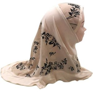 Moslim Kids Meisjes Hijab Een Stuk Amira Islamitische Tulband Cap Hoofddoek Shawl Wrap Arabische Gebed Hijaabs Hoofddeksels Klaar Om Te Dragen sjaal