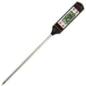 Wit Digitale Vlees Thermometer Sonde Roestvrij Staal Keuken Koken Bbq Vlees Voedsel Thermometer Melk Vloeibare Probe