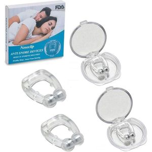Pro Silicone Magnetische Anti Snurken Apparaat Neus Clip Effectieve Stop Snurken Oplossing Slapen Aid Tool Voor Mannen vrouw