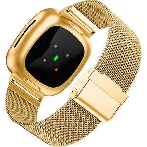 Voor Fitbit Versa 3 Rvs Metalen Fitbit Versa Bands Milanese Loop Voor Fitbit Sense /Fitbi Versa3 Smart Horloge accessoires