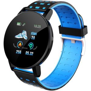 Fitness Tracker Stappenteller 119Plus Smart Horloge Armband IP67 Bluetooth Slaap Hartslag Bloeddruk Monitoring Horloge