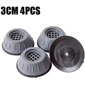 4 Stuks Anti Vibration Voeten Pads Rubber Benen Slipstop Stille Skid Raiser Mat Voor Wasmachine Ondersteuning Dempers Stand Accessoires