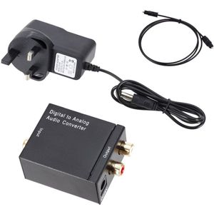 Digitaal Naar Analoog Audio Converter Digital Optical Fiber Toslink Coax Naar Analoog Rca L/R Audio Converter Adapter Versterker