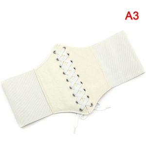 Trend Vrouwen Body Shaper Gesp Brede Tailleband Taille Riem Underbust Corset Riem