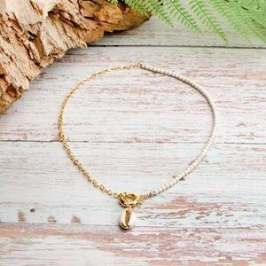 Moon Girl Boho Porceleinslak Choker Natuurlijke Shell Hanger Ketting Vrouwen Chic Chain Collares Collier Femme