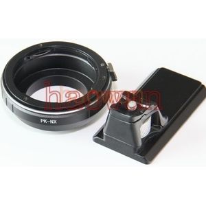 Pentax K Pk Lens Nx Mount Adapter Ring Met Statief Voor Samsung NX5 NX10 NX11 NX20 NX100 NX200 NX300 NX2000 NX3000 Camera