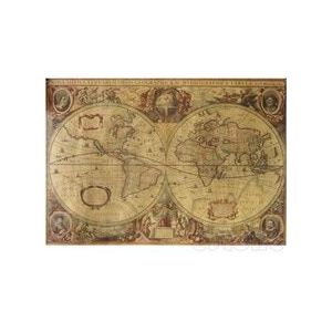 71X50Cm Retro Vintage Oude Globe World Map Matte Bruin Papier Poster Home Decor