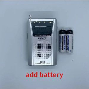 Draagbare Mini Am/Fm Radio Antenne Telescopische Radio Wereld Ouderen Multifunctionele Handheld Radio Ontvanger