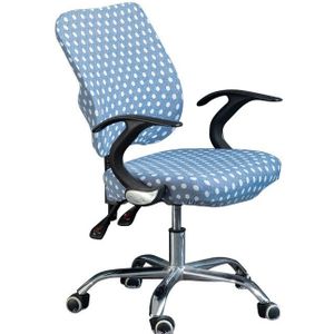 Bloemen Bureaustoel Cover 2 Stuks Computer Seat Case Spandex Elastische Afneembaar En Wasbaar Stretch Fauteuil Covers