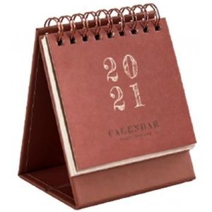 Eenvoudige Mini Desktop Papier Eenvoudige Kalender Dual Dagelijks Scheduler Tafel Planner Jaarlijks Agenda Organisator
