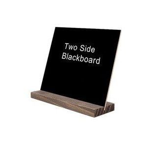 1Set Houten Tafelblad Schoolbord Dubbelzijdig Bord Message Board Kinderen Kids Toy