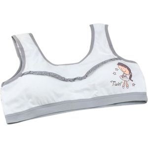 Tiener Meisje Ondergoed Solid Bras Voor Meisjes Training Beha Draadloze Ademend Kind Bras Soft Katoen Meisjes Beha Tiener Ondergoed