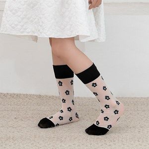 S Ummer Kinderen Meisje Leuke Transparante Aardbei Sokken. Dunne Kid &#39;S Peuter Prinses Kniekousen. Japanse Stijl Jk Sok Sox