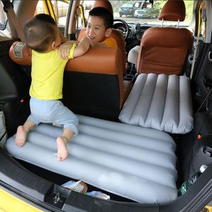100*53*10Cm Opblaasbare Auto Matras Draagbare Outdoor Reizen Camping Luchtbed Opvouwbare Kofferbak Kussen Kinderen bed