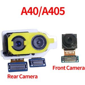 Voor Samsung Galaxy A40 A405 A405F SM-A405F Achter Grote Camera Terug Flex Kabel Belangrijkste Camera Module Onderdelen Kleine Front Camera