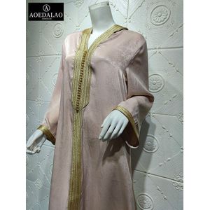 Dubai Arabische Moslim Abaya Kalkoen Indian Jurk Voor Vrouwen Fall Champagne Marokkaanse Kaftan Hooded Gewaad Turkse Islamitische Jalabiya