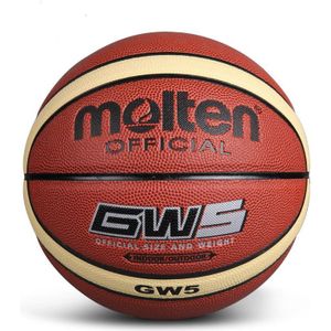 GW5/GW5X/GM5X Basketbal Bal Pu Leer Een + + + Basketbal Officiële Maat 5 En Gewicht basketbal Gratis Naald &amp; Net