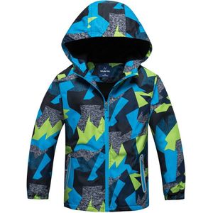Baby Jas Winter hoodie Jas Voor Jongens Jas Kids Warm print polyester Bovenkleding Waterdichte Jas Kinderen Kleding L30830
