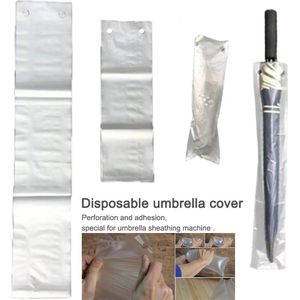 100Pcs Paraplu Cover Transparante Wegwerp Waterdicht Stofdicht Anti Vuile Duurzaam Effen Hotel Winkel Lekvrij Tas Praktische