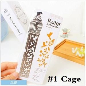 24 Stks/partij Korea Zakka Vintage Hollow Stijl Roestvrij Stalen Liniaal 10Cm Bookmark Diy Gereedschap Studenten Prijs Briefpapier