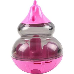 Interactieve Hond Kat Puppy Eten Treat Ball Funny Pet Schudden Lekkage Voedsel Container Kat Slow Feed Huisdier Tumbler Speelgoed Kom