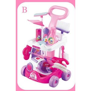 Kinderen Set Thuis Gesimuleerde Vervoer Schoonmaken Tool Stofzuiger Kleine Huishoudelijke Apparaten Speelgoed Beven Klein Speelgoed