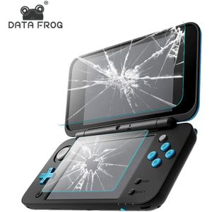 Data Kikker 2 Pcs Gehard Glas Screen Protector Voor Nintendo 2DS Xl/Ll Premium Full Cover Screen Protector film