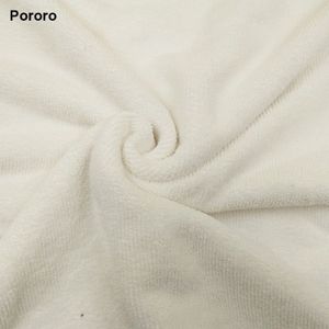 Pororo wit kleur super absorberende microfiber stof voor herbruikbare baby doek luier