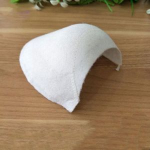 White 10pair/lot Soft Padded Shoulder Pad Encryption High Shoulder Pad for Blazer Dress Clothes Sewing Accessories