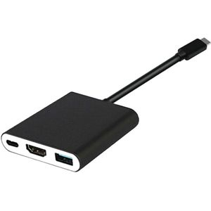 Type-C Naar Hdmi Adapter Usb 3.0 Hub Dock Converter Kabel Drie In Een Converter Voor Samsung Dex Nintendo