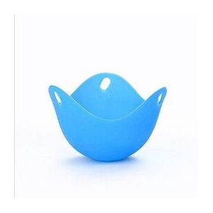 Pannenkoek Siliconen Ei Cook Poach Pods Keuken Cookware Gepocheerde Cup Gadget Egg Mold Eierkoker Cup eieren 2 stks/partij Rood en Blauw