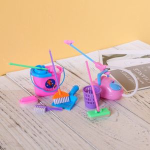 9Pcs Pop Cleaning Tool Set Huis Accessoires Stofzuiger Emmer 42G Household Cleaning Tools