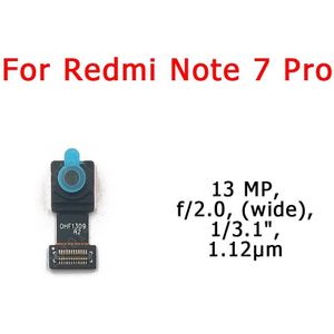 Originele Voor Achter Back Camera Voor Xiaomi Redmi Note 7 Belangrijkste Facing Camera Module Flex Kabel Vervangende Onderdelen