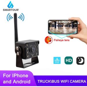 Smartour Auto Achteruitrijcamera Led Infrarood Nachtzicht Achteruitrijcamera Automatische Parking Monitoring Video Wifi Backup Camera