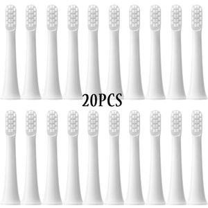 Voor Xiaomi T100 20-50 Stukken Geschikt Sonic Elektrische Tandenborstel Schoonmaken/Gezondheid/Zachte Vacuüm Dupont Vervanging Borstel hoofd