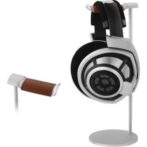 Gebogen Aluminium Hoofdtelefoon Stand Rack Stevige Metalen Gaming Headset Oortelefoon Houder Hanger Met Solide Basis Voor Tafel Bureau Display