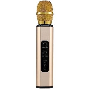 Multi Functionele Bluetooth Karaoke Microfoon Met Dubbele Luidsprekers Draadloze Draagbare Intelligente Microfoon Voor Mobiele Telefoon Karaoke