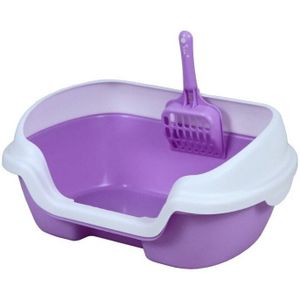 Pet Dog Cat Toilet Training Ondersteek Zelfreinigende Kattenbak Anti Splash Puppy Thuis Plastic Zandbak Cat Toilet Training