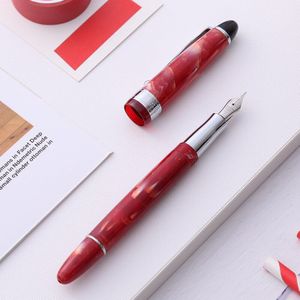 1Pcs Sikib Retro Textuur Vulpen Acryl Business Inkt Pen School Kantoor Handtekening Pen