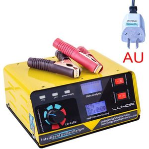 6AH-400AH 12V 24V Auto Acculader Volledige Automatische Intelligente Puls Reparatie 20A 15A 240W Led Auto Motorfiets lood-zuur Gel