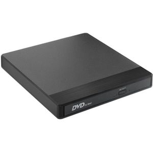 -Externe Dvd Brander Usb 3.0 Draagbare Cd/Dvd Rom +/-Rw Drive Met 2 Usb, sd/Tf Poorten Voor Laptop Desktop Computers