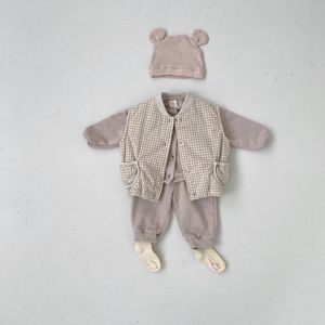 Kids Vest Warme Kleding Meisjes Jongens Winter Zachte Vest Jassen Mouwloze Jassen Voor Baby &#39;S Kleding Kinderen Knop Plaid Vest