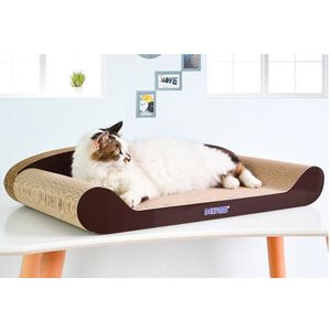 Petshy Luxe Kat Krasraad Pad Comfortabele Kat Kitten Sofa Bed Katten Klauwen Zorg Speelgoed Slijpen Nail Schraper Mat matras