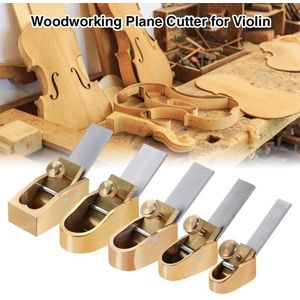 5 stks/set Houtbewerking Vliegtuig Cutter Set Gebogen Sole Metalen Messing Tool voor Viool Altviool Cello Houten Instrument