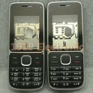 Full Behuizing Cover Case Hebreeuws Of Russisch Of Engels Toetsenbord Stempel Voor Nokia C2-01 C201